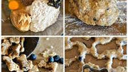 Peanut Butter, Blueberry and Banana Bones