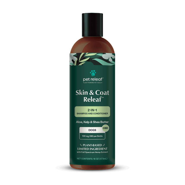 2-in-1 Hemp Shampoo and Conditioner For Dogs, Plant-Based & Limited Ingredient