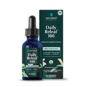 100mg CBD Oil For Small Dogs & Cats, USDA Organic for Calming, Mobility, and Overall Health